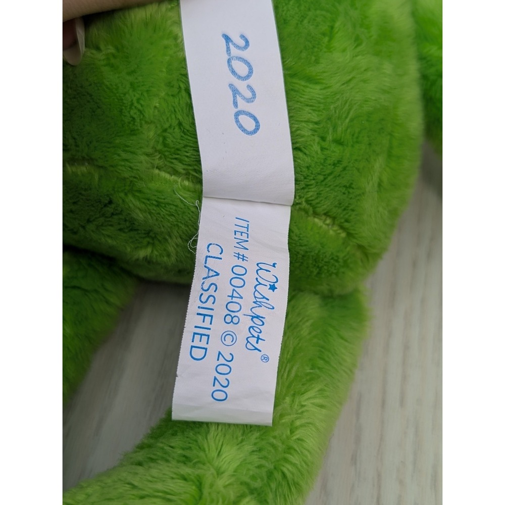 Wishpets green plush Xoxo Dolls 2020 Alien stuffed Plush Doll Toy sparkle eyes - Picture 6 of 8